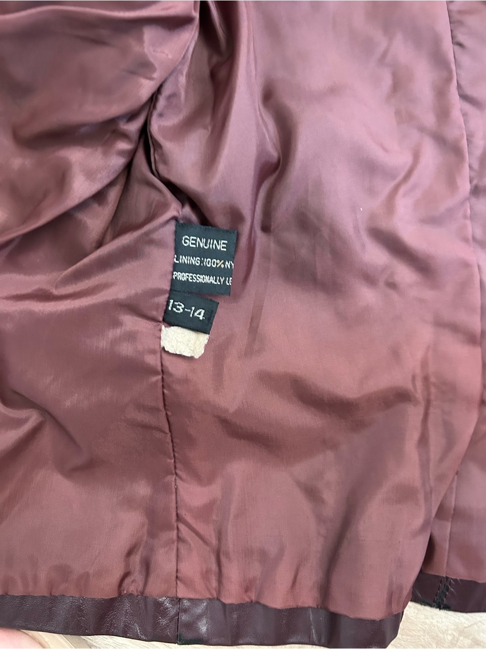 100% Leather ! Vintage Winlit Dark Brown Leather Blazer Jacket - Picture 3 of 6